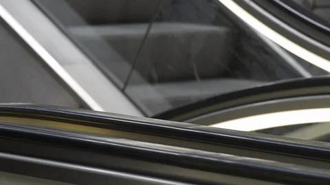Escalators in the Copenhagen Metro Stock Footage 103580122