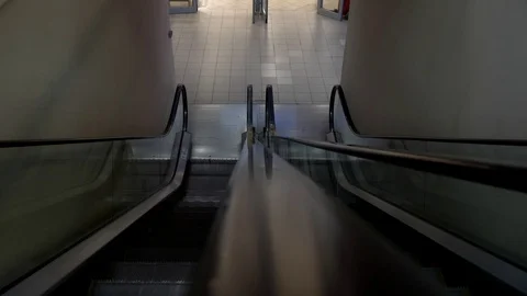 Escalators, Electric Stair. Stock Footage 121747191