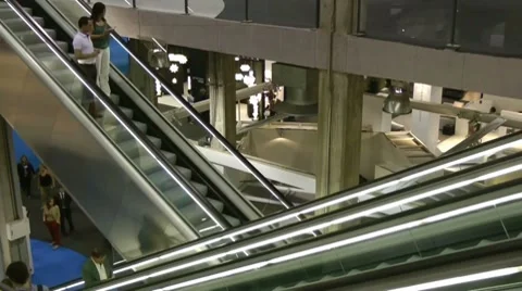 Escalators Stock Footage 8681187