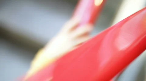 Escalators handheld Stock Footage 743784