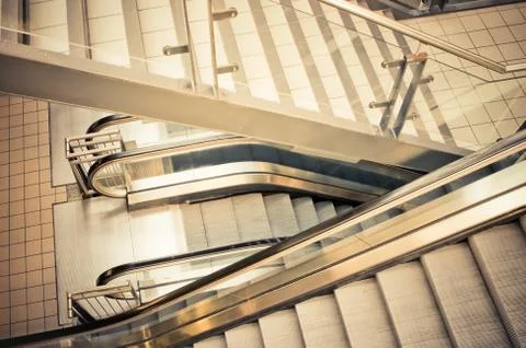Escalators Stock Photos