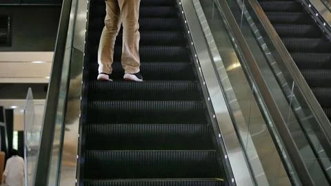 Escalators Foto stock