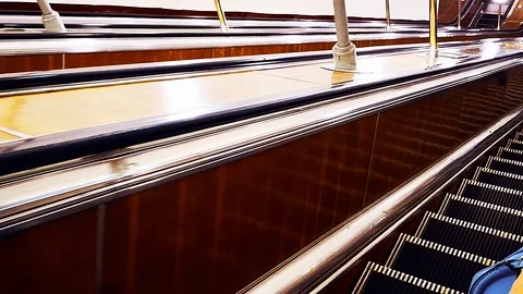 Escalators at the railway station, Stock Footage 103420868