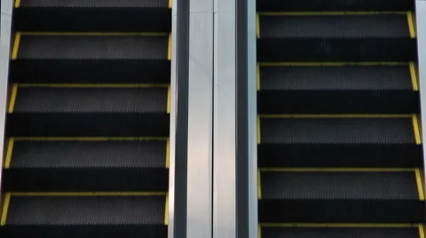 Escalators2 Stock Footage 881611
