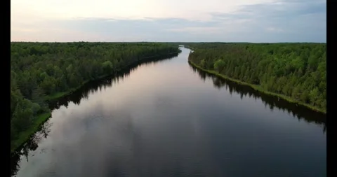 Escanaba River Stock Footage 288342757