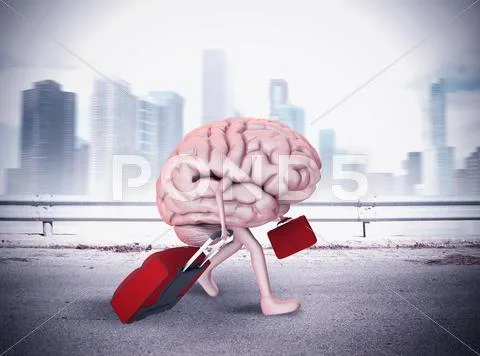 Escape brain Stock Illustration