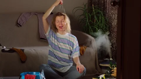 Escape from the domestic routine. Stock Footage 265778448