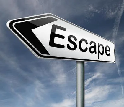 Escape Stock Illustration