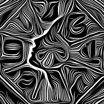 The Escape of Inner Lines Stockillustratie