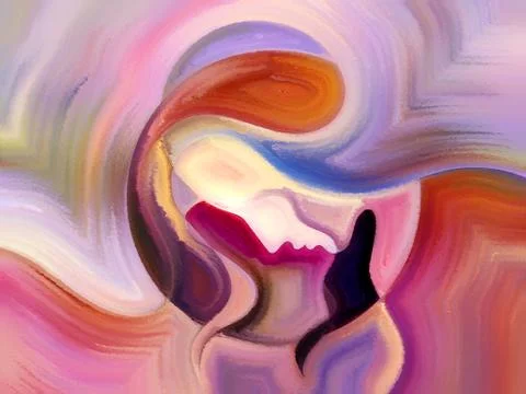 The Escape of Inner Paint Stockillustratie