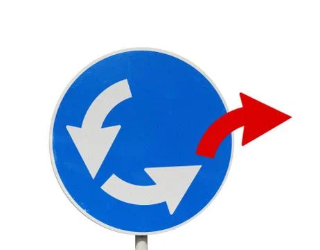 Escape from loop. be leader Stock Illustration