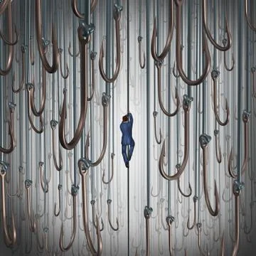 Escape the lure Ilustración de archivo