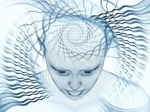 The Escape of the Mind Stock Illustration