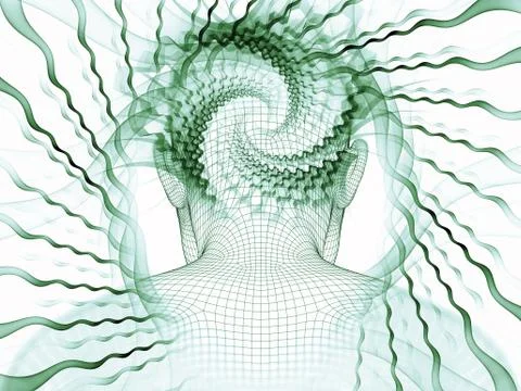 The Escape of the Mind Stock Illustration