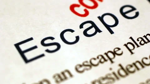 Escape plan Stock Footage