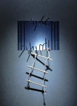 Escape from prison Stock Photos