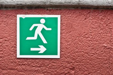 Escape sign Stock Photos