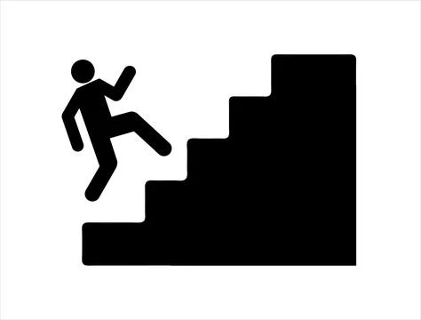 Escape silhouette vector art Stock Illustration