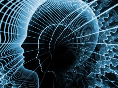 The Escape of Soul and Mind 스톡 일러스트