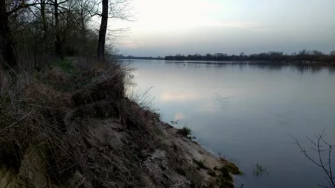 The escarpment on the river. Stock Footage 272358572