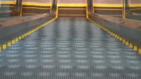 Escelator close view Stock Footage 881610