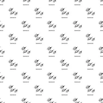 Escherichia Coli pattern seamless Illustrazione stock