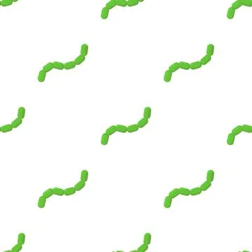Escherichia coli pattern seamless vector Stock Illustration