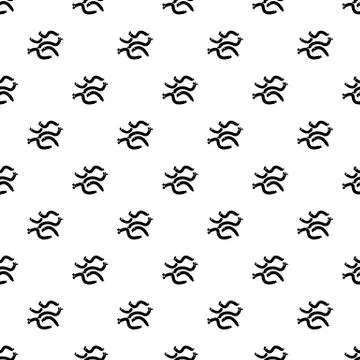 Escherichia coli virus pattern vector seamless Stock Illustration