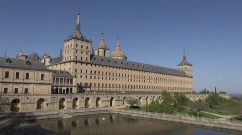 Escorial palace 30 Stock Footage 17480458