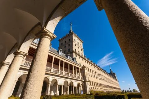 The escorial royal monastery Stock Photos