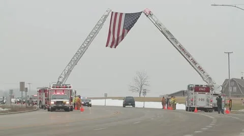 Escorted Motorcade Video stock 11180850