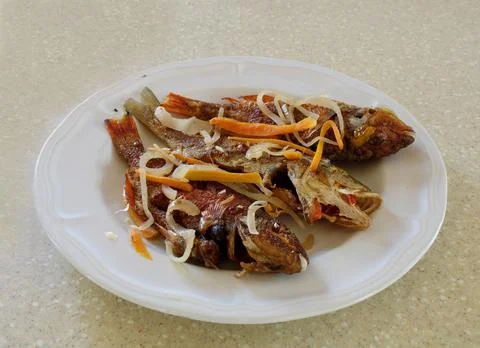 Escovitch fish Stock Photos
