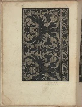 Esemplario di Lauori..., page 5 (verso) August 1, 1532 Giovanni Andrea Vava.. Stock Photos
