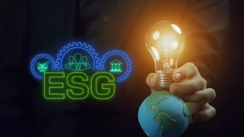 The ESG concept. Stock Footage 275866566