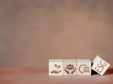 ESG principles as concept of environmental conservation Stock Photos