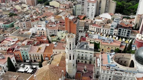 Església de Sant Pere Stock Footage 166644675