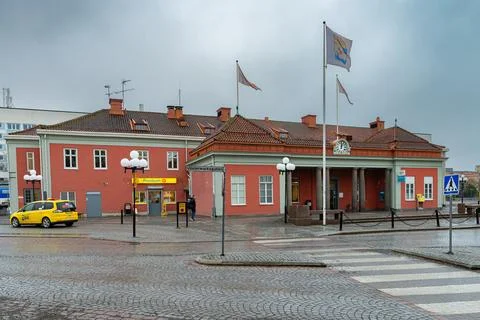 Eskilstuna Train Station 库存照片
