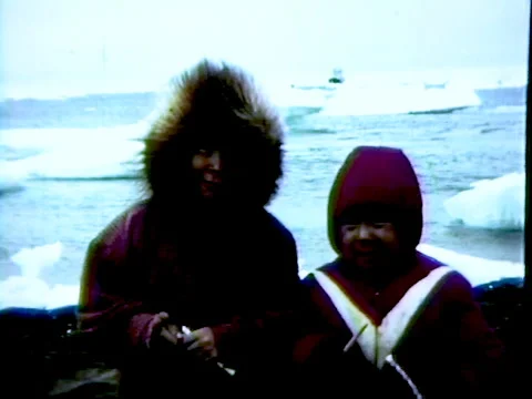 Eskimo Children Video stock 139946852