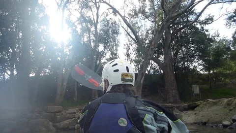 Eskimo roll Stock Footage 92349932