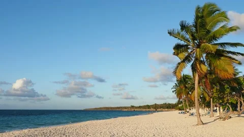 Esmeralda Beach in Cuba Stock Footage 122309554