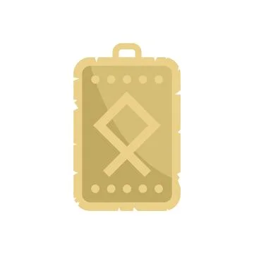 Esoteric amulet icon flat vector. Magic nazar イラスト素材