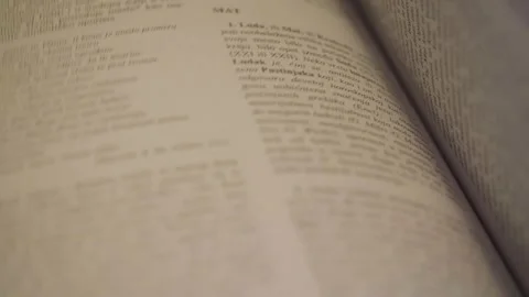 Esoteric Book Pages Turning In Slow Motion. Close Up Stock Footage 151790299