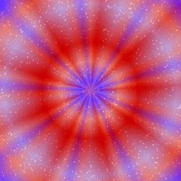 Esoteric picture of glowing ring Stock Illustration