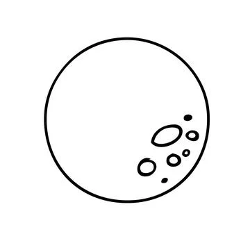 Esoteric symbol of the moon. Celestial signs. Vector illustration. Ilustração Stock