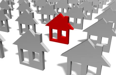 Especial house Stock Illustration