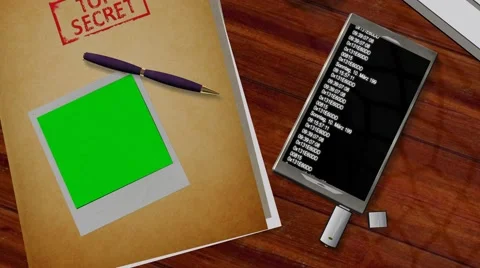 Espionage program scans smartphone - green screen -  4k Ultra HD Stock Footage 41804879