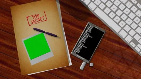 Espionage program scans smartphone - green screen -  4k Ultra HD Stock Footage 41805118