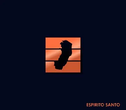 Espírito Santo map icon for your design Stock Illustration