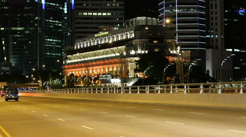 Esplanade Bridge 库存影片 668748