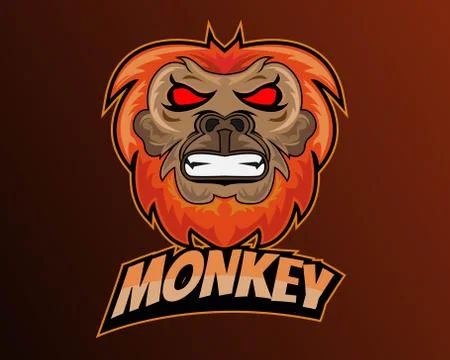 ESport monkey Stock Illustration